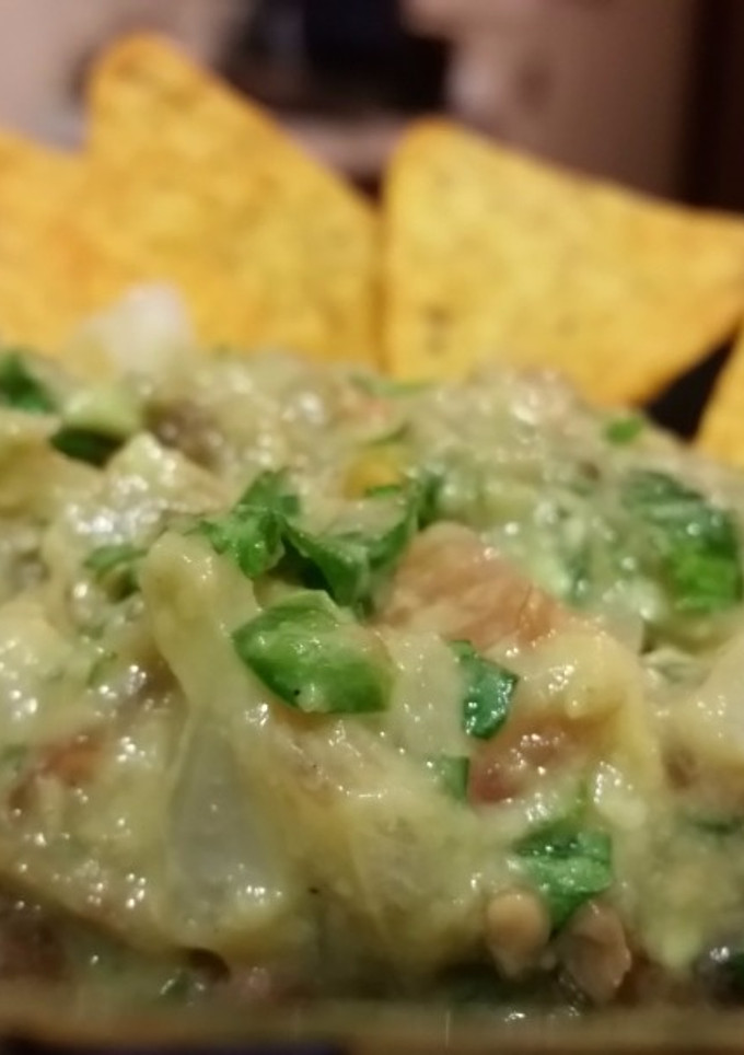 Una foto de Guacamole tradicional