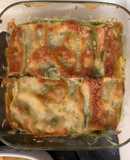 Lasagna vegetariana de pesto