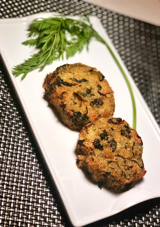 Una foto de Hamburguesas de quinoa y espinacas