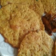 A picture of Moong daal ki puri.
