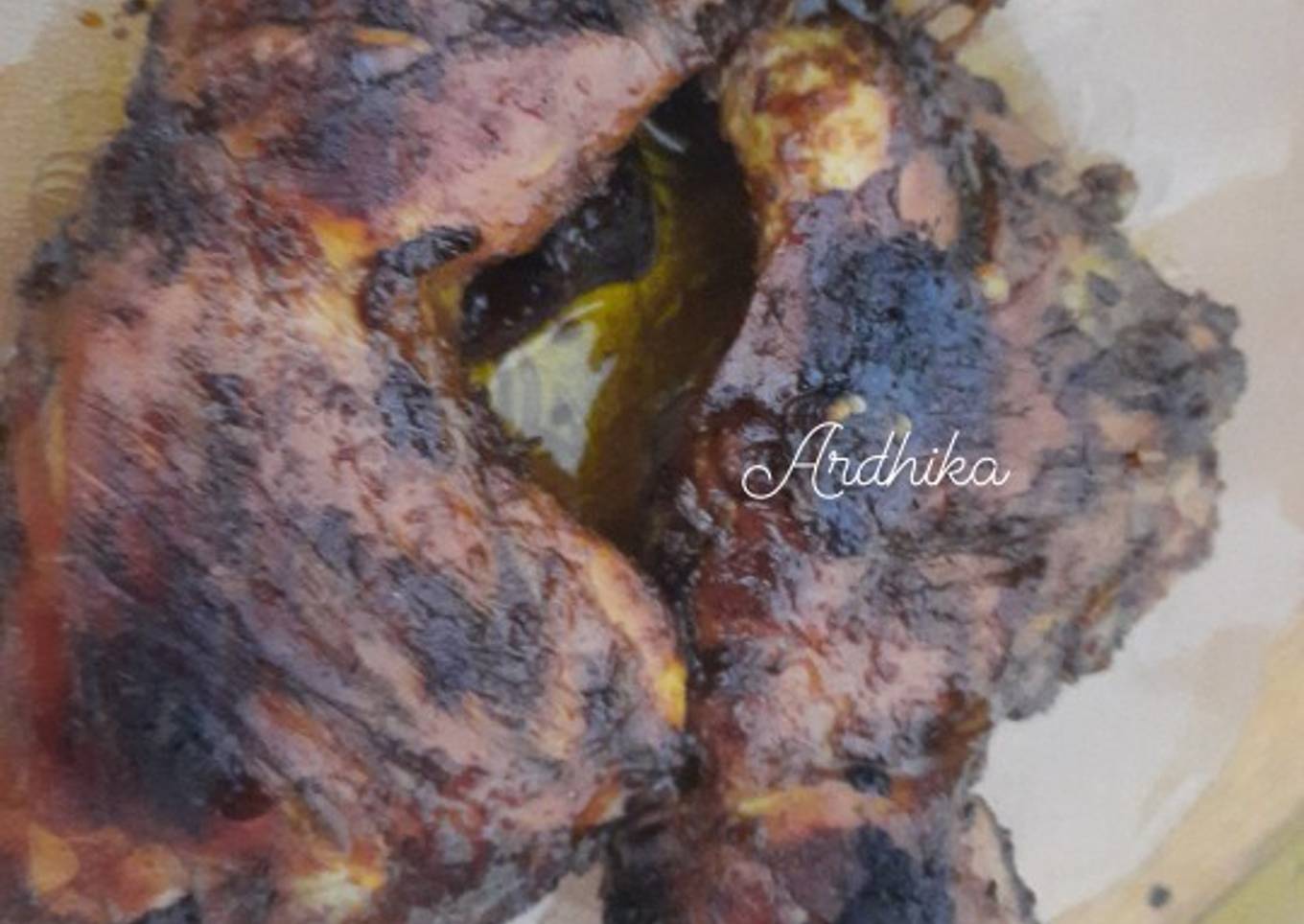 Ayam bakar pedas manis teflon