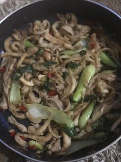 Foto resep Jamur Tiram dan Pokcoy Teriyaki