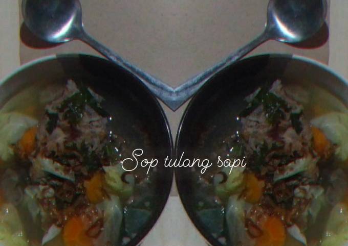 Cara bikin Sop/sup tulang sapi Cara bikin Sop/sup tulang sapi