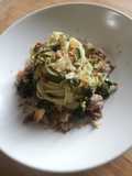 #615 Tagliatelle con salsiccia e cime di rapa 🍖🌿🍝