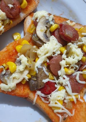 Foto resep Pizza Roti Tawar