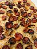 Faux Focaccia with Confit Cherry Tomatoes