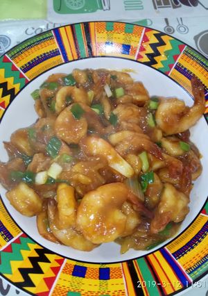 Foto resep Udang Goreng Mentega Saos Tiram