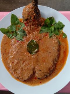 Foto resep Terong panggang bumbu pecel santan
