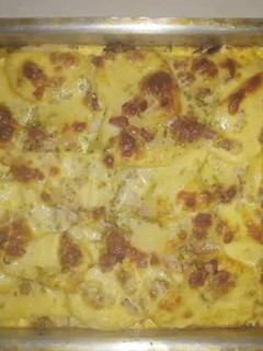 Una foto de Papas a la crema