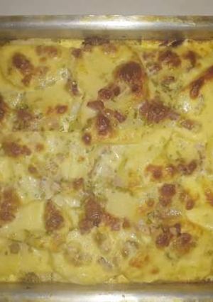 Una foto de Papas a la crema