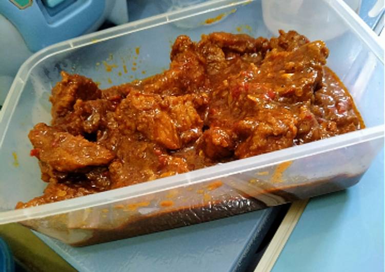 Bagaimana Membuat Rendang bumbu instan indofood, Menggugah Selera