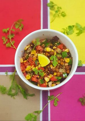 A picture of Healthy salad.