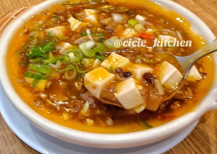 Cara Memasak Mapo Tahu Daging Cincang yang Renyah