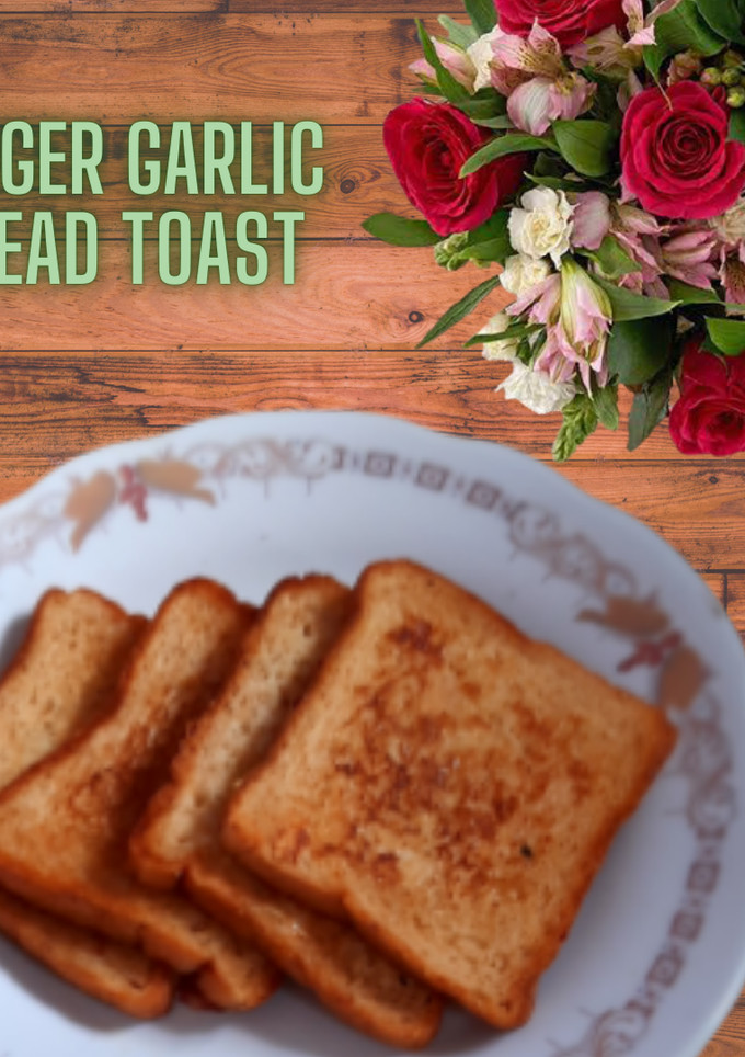 இஞ்சி பூண்டு பிரட் டோஸ்ட் (Inji poondu bread toast recipe in tamil) செய்முறை முக்கிய புகைப்படம்