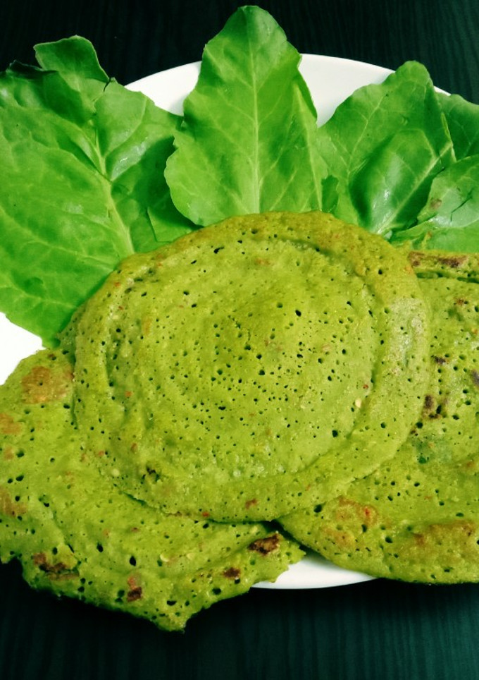 பாலக் கீரை அடை தோசை செய்முறை முக்கிய புகைப்படம்