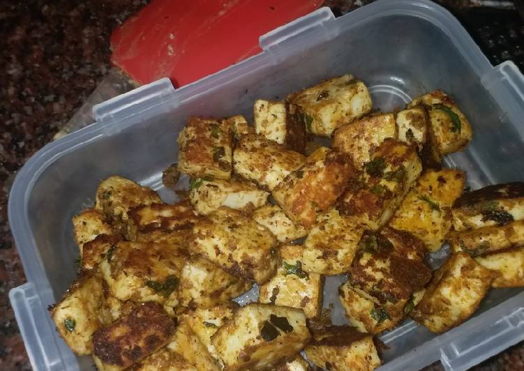 Recipe of Speedy Oil ghee butter free paneer tikka