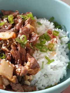 Foto resep 23. Daging sapi tumis kimchi