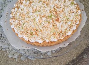 Foto de Tarte de lima e merengue com base de bolacha