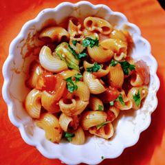 A picture of Chinese Pasta masala.