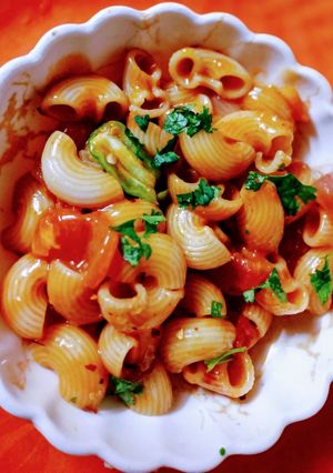 A picture of Chinese Pasta masala.