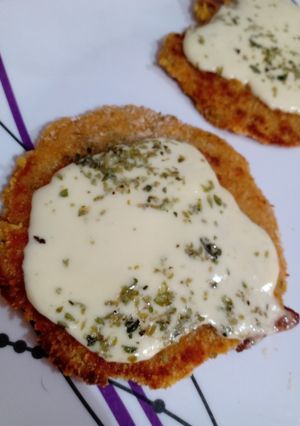 Una foto de Milanesas de garbanzos y calabaza apto vegano 70 cal por Porción!
