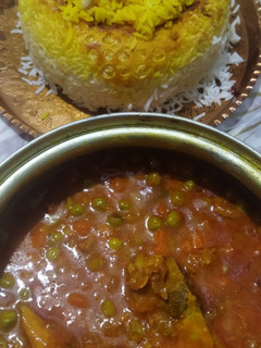 عکسی از دستور خورشت نخود فرنگی