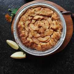 Una foto de Pie de manzana con canela 🇻🇪