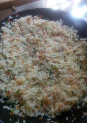 A picture of Vegetable rice.