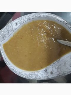صورة لوصفة شوربة العدس الاصفر بالشعيرية
