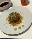Tartar de atún y aguacate