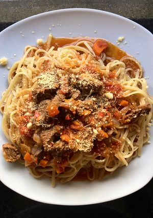 Una foto de Salsa de carne para pastas