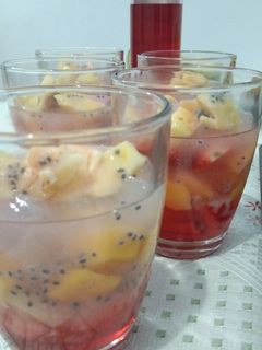 Foto resep Es Buah Susu