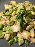 Contorno veloce con fave fresche