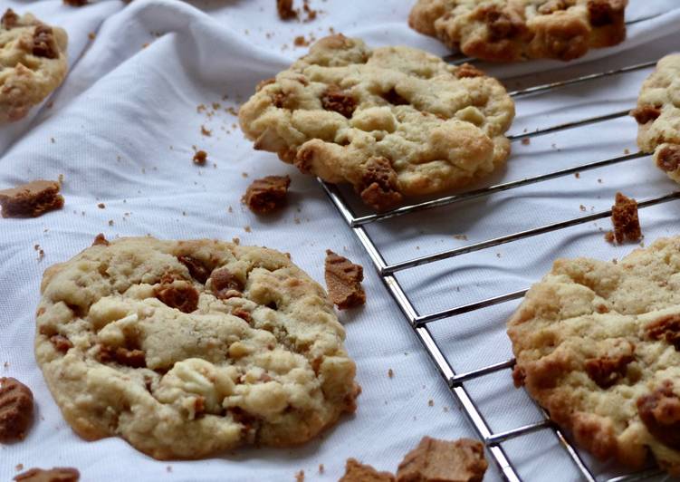 Les 8 Meilleures Recettes de Cookies spéculoos - chocolat blanc