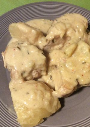 Une photo de Poulet à la Moutarde et à l'estragon
