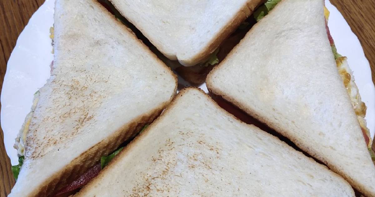 Egg and Luncheon Meat Sandwich Recipe by Emie Cookpad