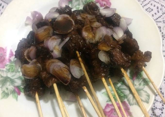 Anti Ribet, Buat Sate Bakar Daging Sapi Bahan Sederhana