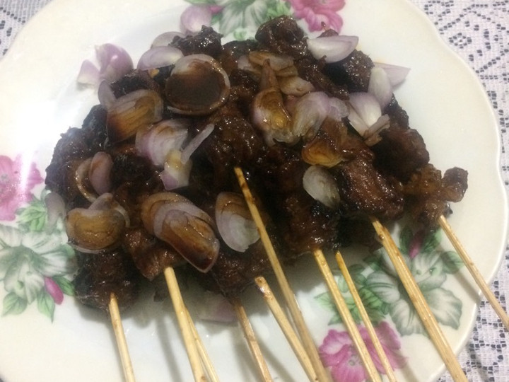 Anti Ribet, Buat Sate Bakar Daging Sapi Bahan Sederhana