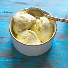 A picture of Homemade Butterscotch Ice Cream.