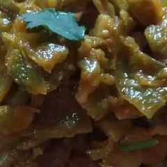 A picture of Sim aloo ki sabji.