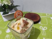 Gambar puding egg drop biskuit