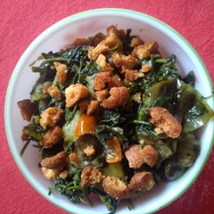 A picture of Methi sabji or methi shaak.