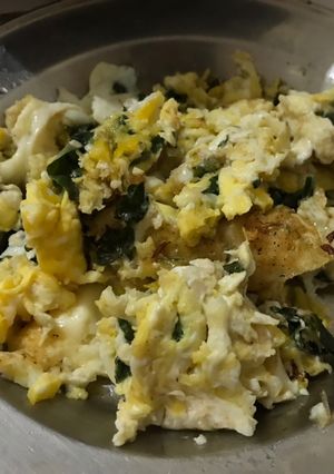 九層塔炒蛋 的食譜成品照片