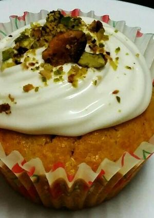Hình của món Cupcake cà rốt kem phô mai.