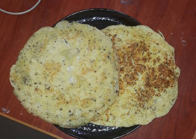 Podi and pepper omelet