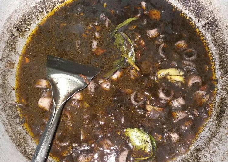 Resep Cumi - Cumi bumbu hitam Lezat