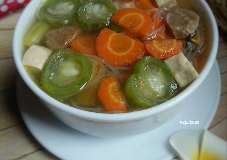 Resep Sup Oyong Wortel yang enak
