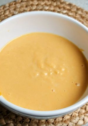 Foto principal de Crema de boniato, puerro y queso en Robot Taurus Foodie