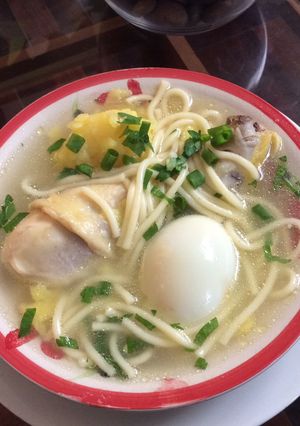 Una foto de Caldo de gallina