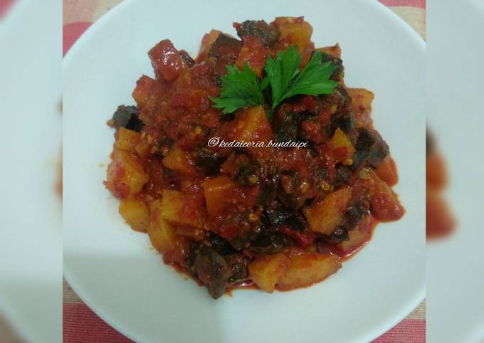Resep Sambel goreng kentang ati sapi, Enak